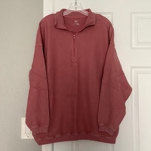 Aerie Oversized Half-Zip Pullover Sweater